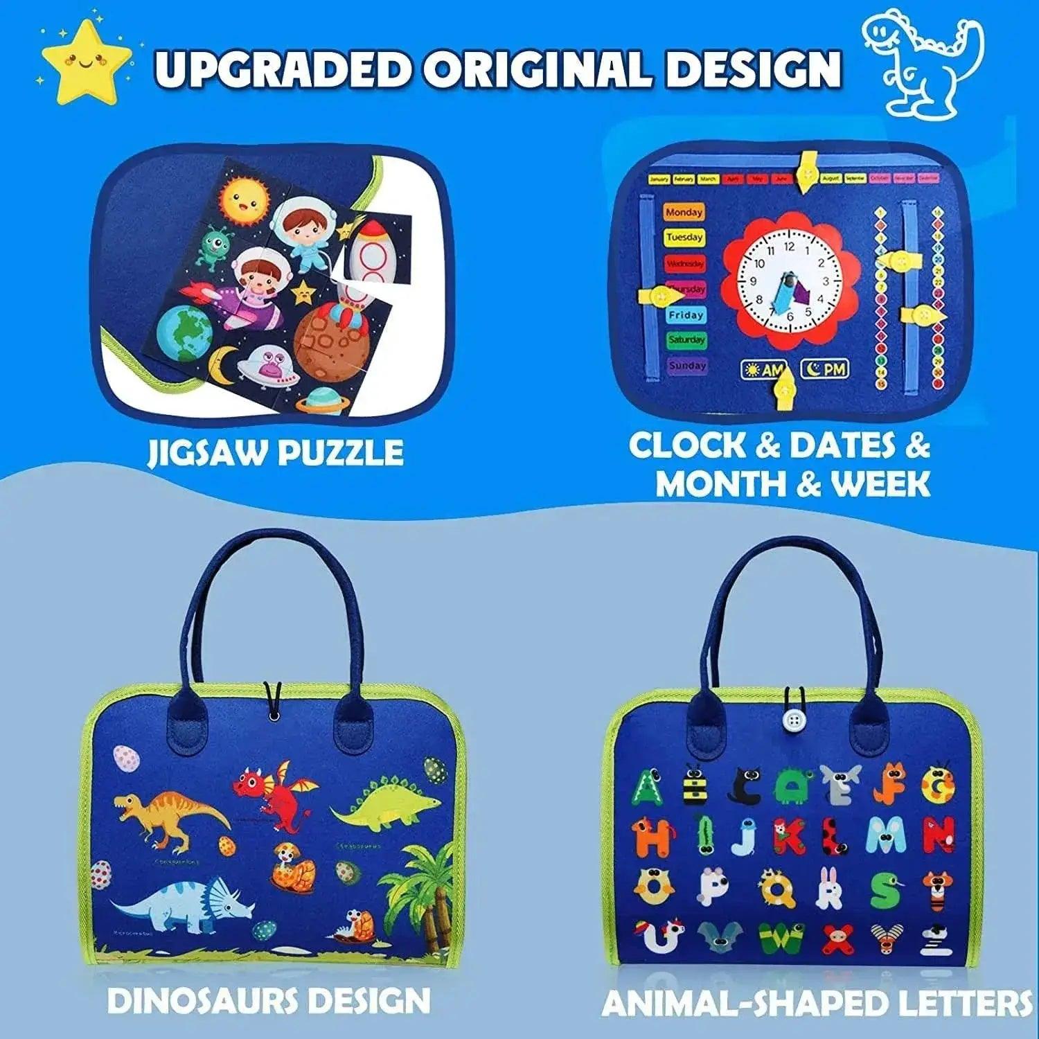  Engaging Montessori Busy Board for Kids - 16 Activities -  ToylandEU™