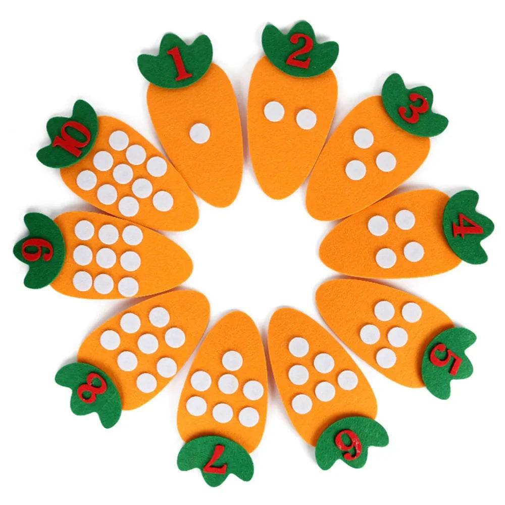 Engaging Montessori Carrot Puzzle Toy - DIY Educational Fun for Kids - ToylandEU