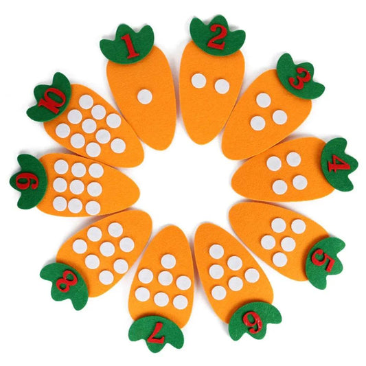 Engaging Montessori Carrot Puzzle Toy - DIY Educational Fun for Kids - ToylandEU