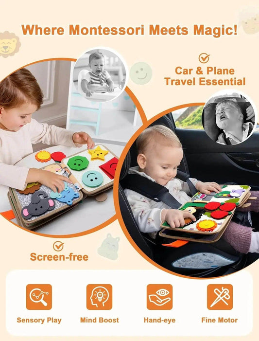  Engaging Montessori Giraffe Busy Board Toyland EU -  ToylandEU™