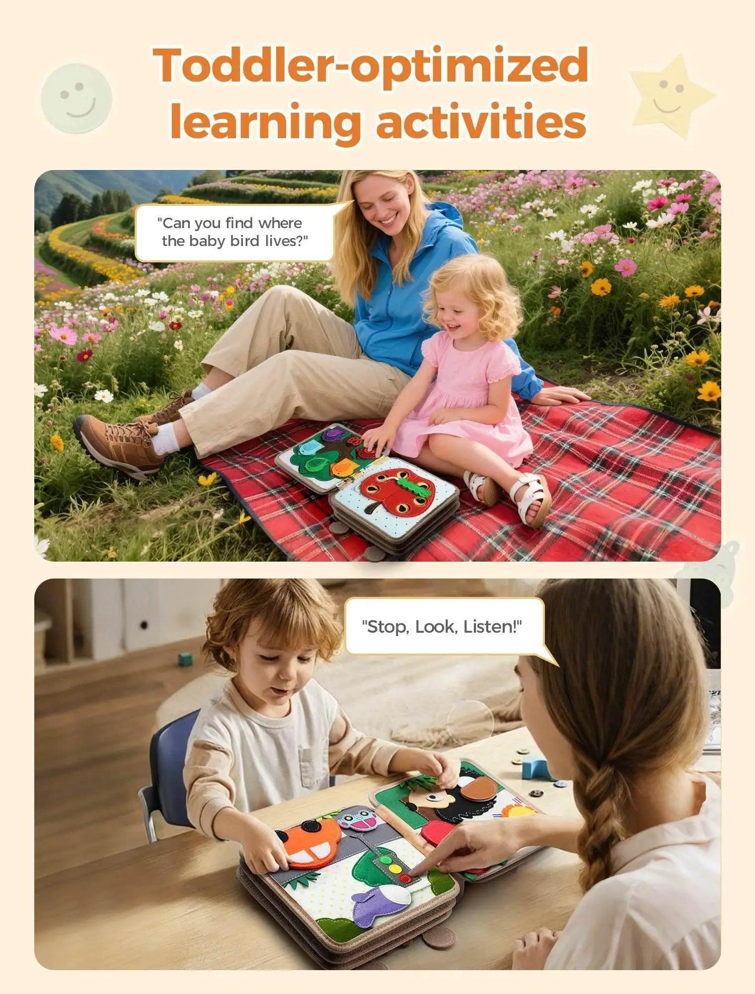  Engaging Montessori Giraffe Busy Board Toyland EU -  ToylandEU™