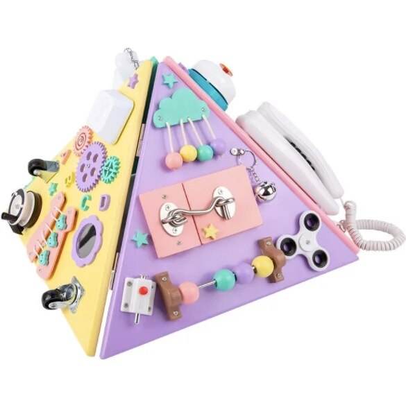 Ангажираща дъска Монтесори играчка за деца - Забавна сензорна игра - ToylandEU