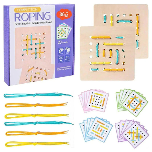  Engaging Montessori Threading Puzzles - 6 Animals Toyland EU -  ToylandEU™