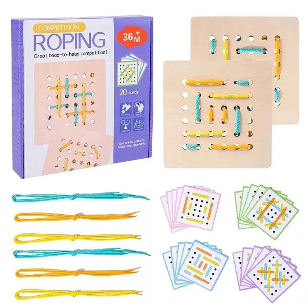  Engaging Montessori Threading Puzzles - 6 Animals Toyland EU -  ToylandEU™