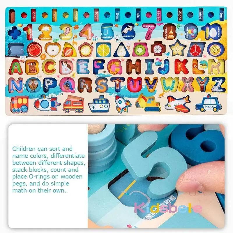  Engaging Montessori Wooden Numbers Toy - Math Fun for Kids -  ToylandEU™