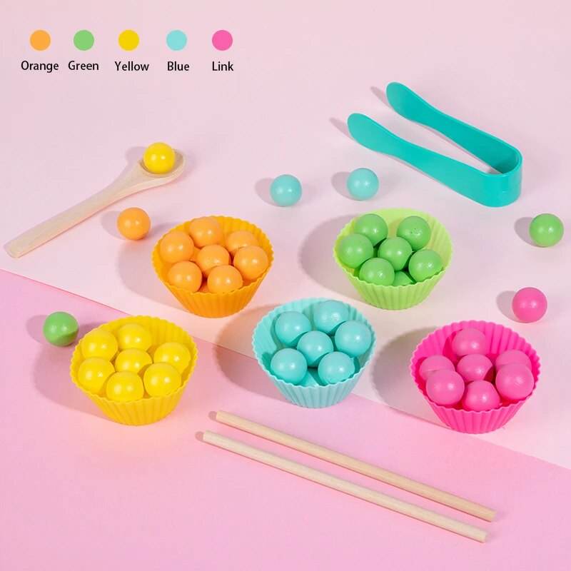 مجموعة ألعاب مونتيسوري الخشبية الممتعة لتنمية المهارات والمرح - ToylandEU