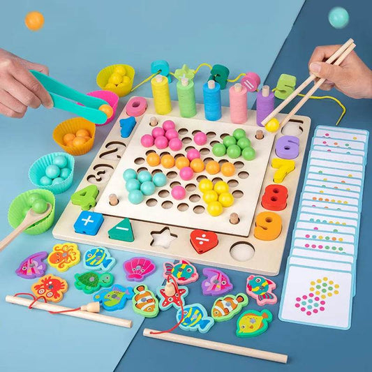Engaging Montessori Wooden Toy Set for Skill Development & Fun - ToylandEU
