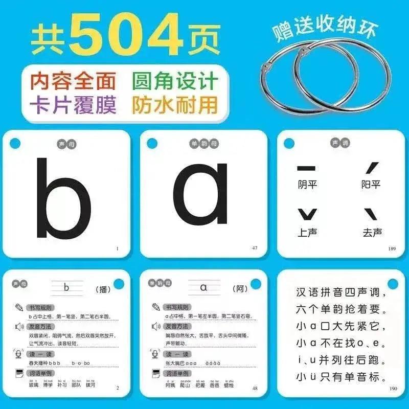 Engaging Pinyin Flash Cards 252Pcs Set Toyland EU -  ToylandEU™