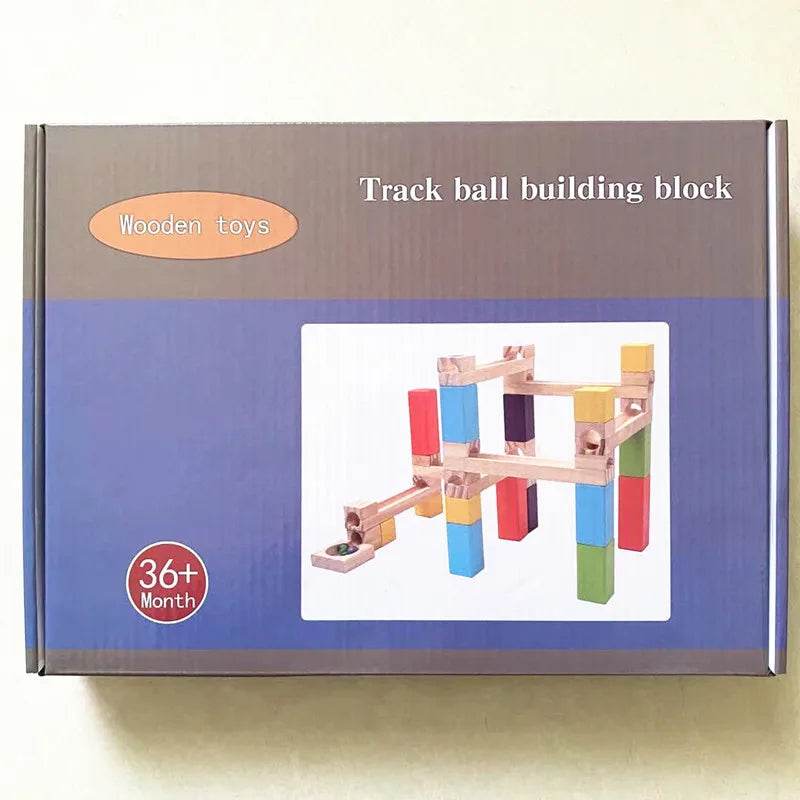 Engaging Wooden Ball Track Puzzle Set for Family Fun and Learning - ToylandEU