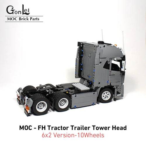 Engineering Masterpiece: 6x4 Tractor Truck & Semi Trailer Kit - 1030Pcs - ToylandEU