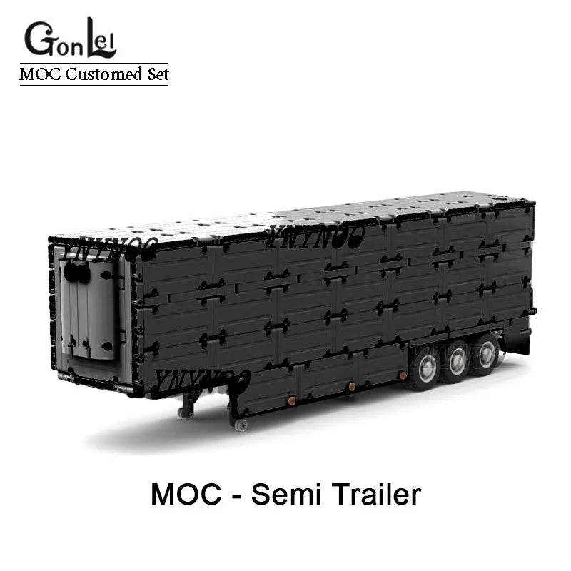 Engineering Masterpiece: 6x4 Tractor Truck & Semi Trailer Kit - 1030Pcs - ToylandEU