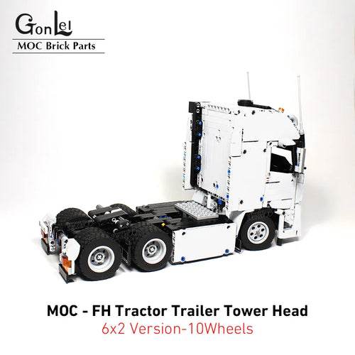 Engineering Masterpiece: 6x4 Tractor Truck & Semi Trailer Kit - 1030Pcs - ToylandEU