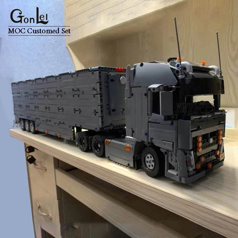 Engineering Masterpiece: 6x4 Tractor Truck & Semi Trailer Kit - 1030Pcs - ToylandEU