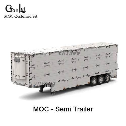 Engineering Masterpiece: 6x4 Tractor Truck & Semi Trailer Kit - 1030Pcs - ToylandEU
