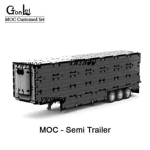 Engineering Masterpiece: 6x4 Tractor Truck & Semi Trailer Kit - 1030Pcs - ToylandEU