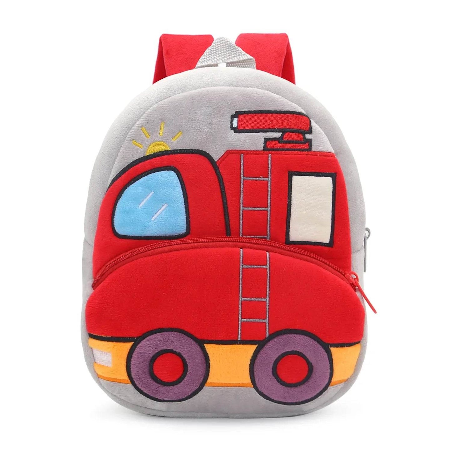 Engineering Vehicle Cute Kids Backpack Digger Plush Toddler Baby Bags for Boys Girls 2-4 Kindergarten - ToylandEU