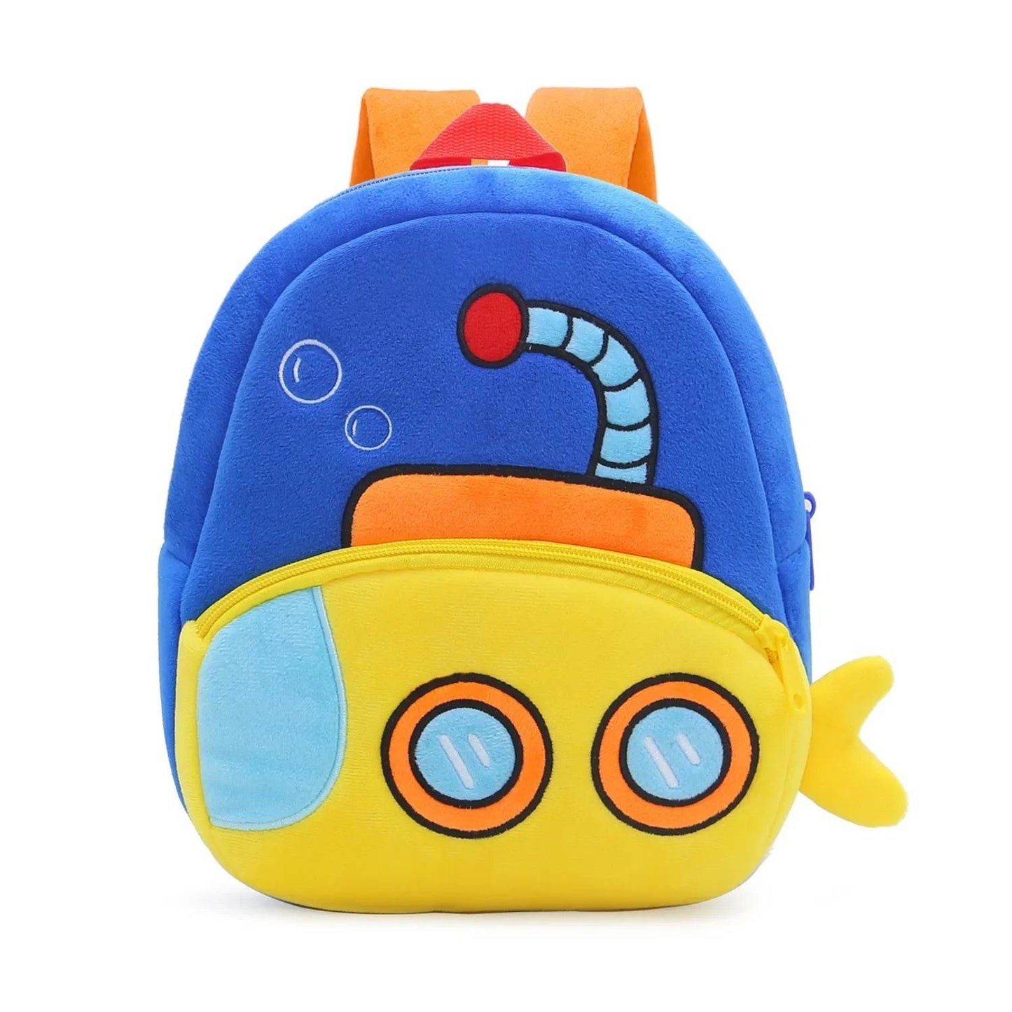 Engineering Vehicle Cute Kids Backpack Digger Plush Toddler Baby Bags for Boys Girls 2-4 Kindergarten - ToylandEU