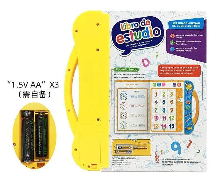  English Spanish Language Reading Book Multifunction Reading Machine Learning for Kid Early Education E-Book Teaching Toys Gifts -  ToylandEU™