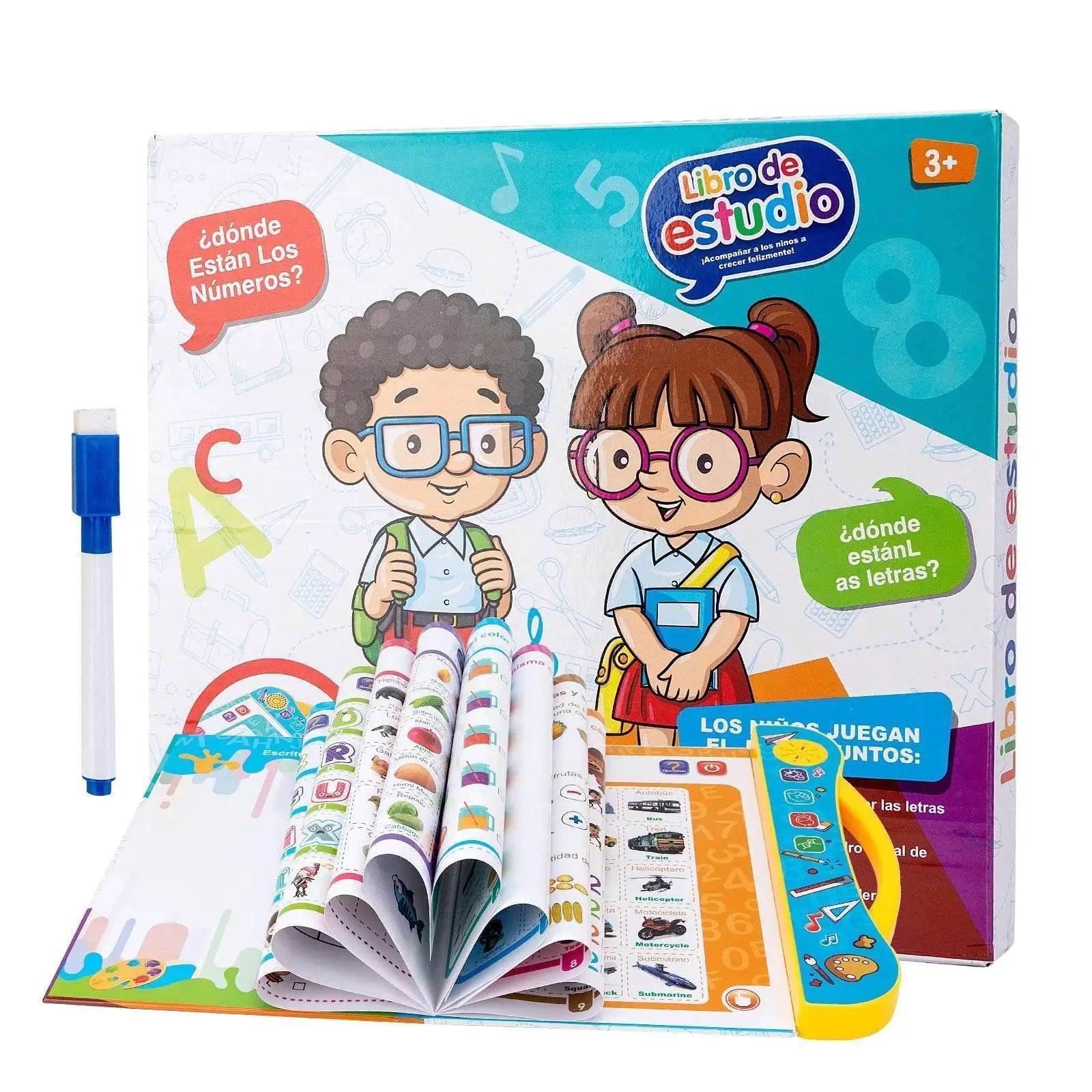  English Spanish Language Reading Book Multifunction Reading Machine Learning for Kid Early Education E-Book Teaching Toys Gifts -  ToylandEU™