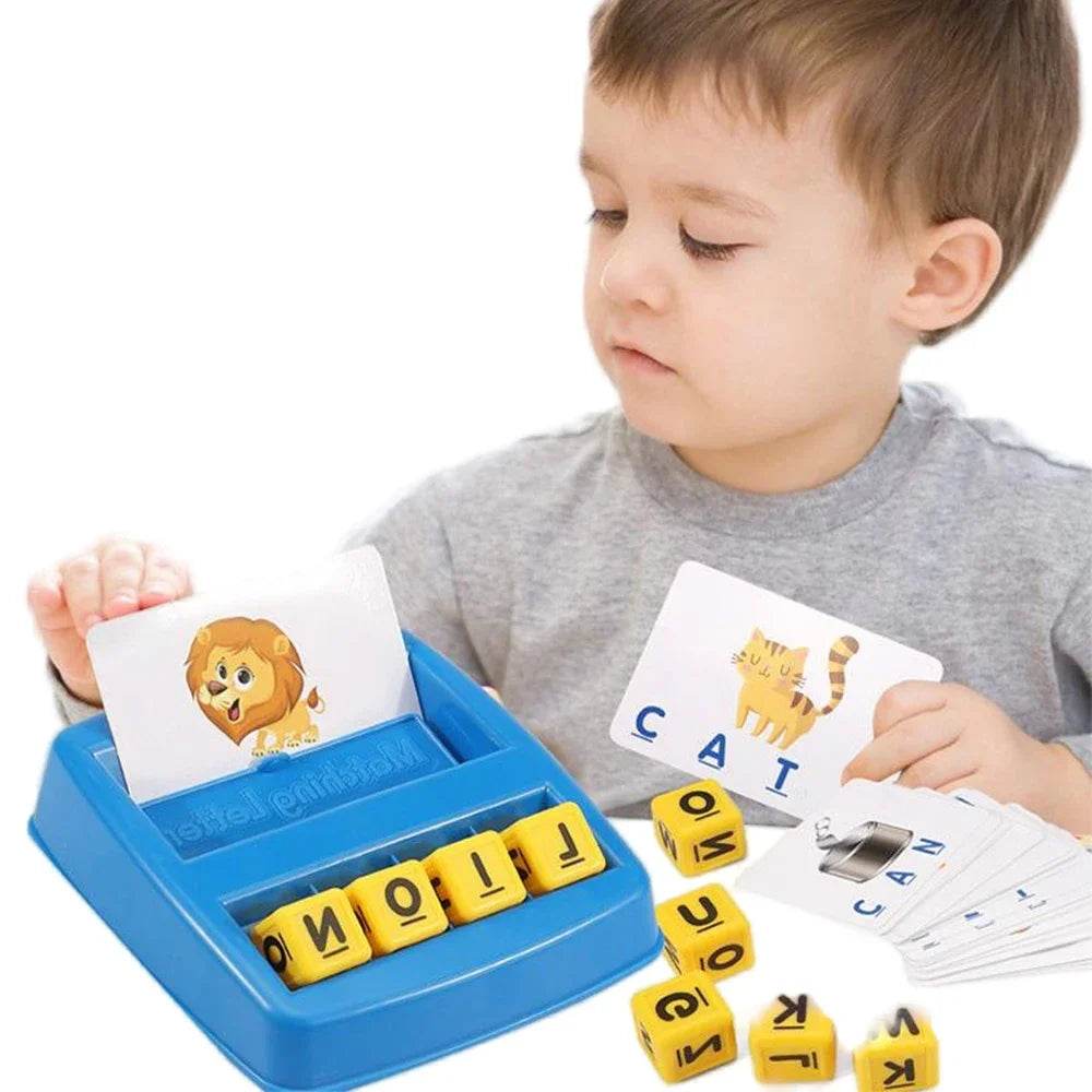 English Spelling Alphabet Games Children's Toys Educational Games Cards Educational Literacy Fun Early Education Spelling Toys - ToylandEU