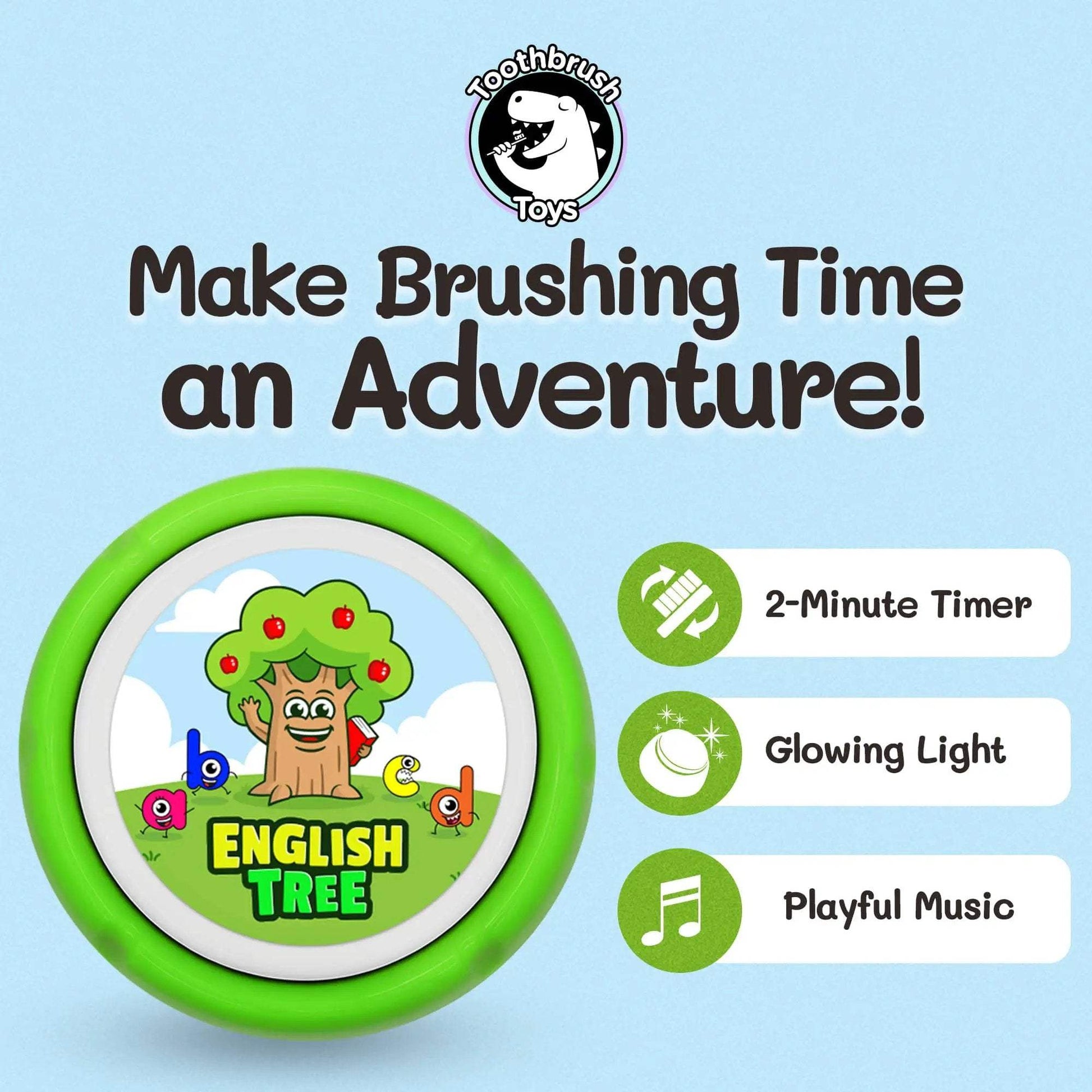 Toothbrush Toys Kids Toothbrush Timer - English Tree® - ToylandEU