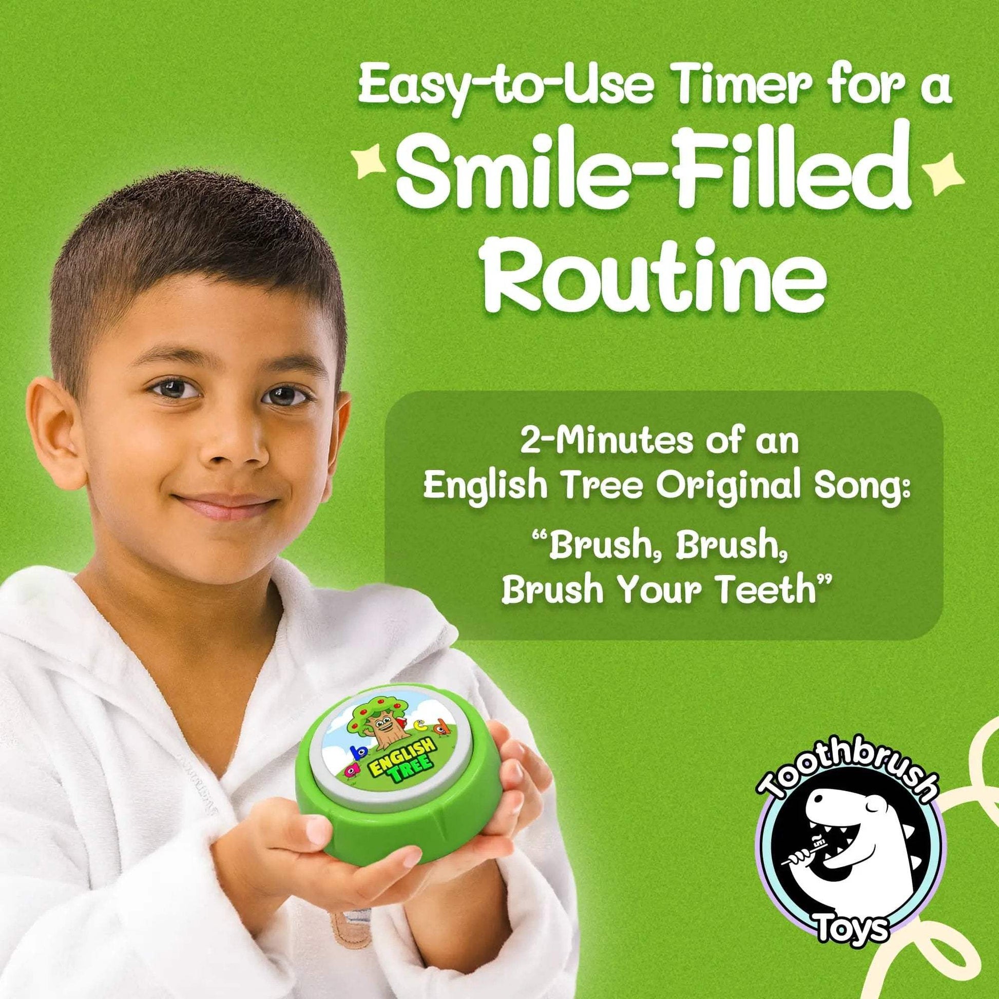 Toothbrush Toys Kids Toothbrush Timer - English Tree® - ToylandEU