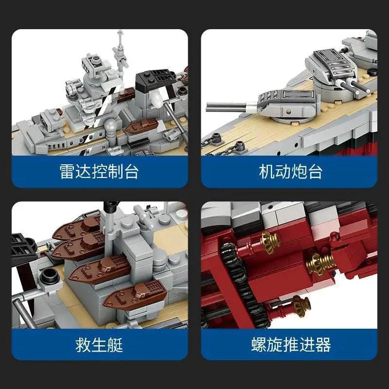  Epic 2081 Bismarck Battleship Block Set Toyland EU -  ToylandEU™
