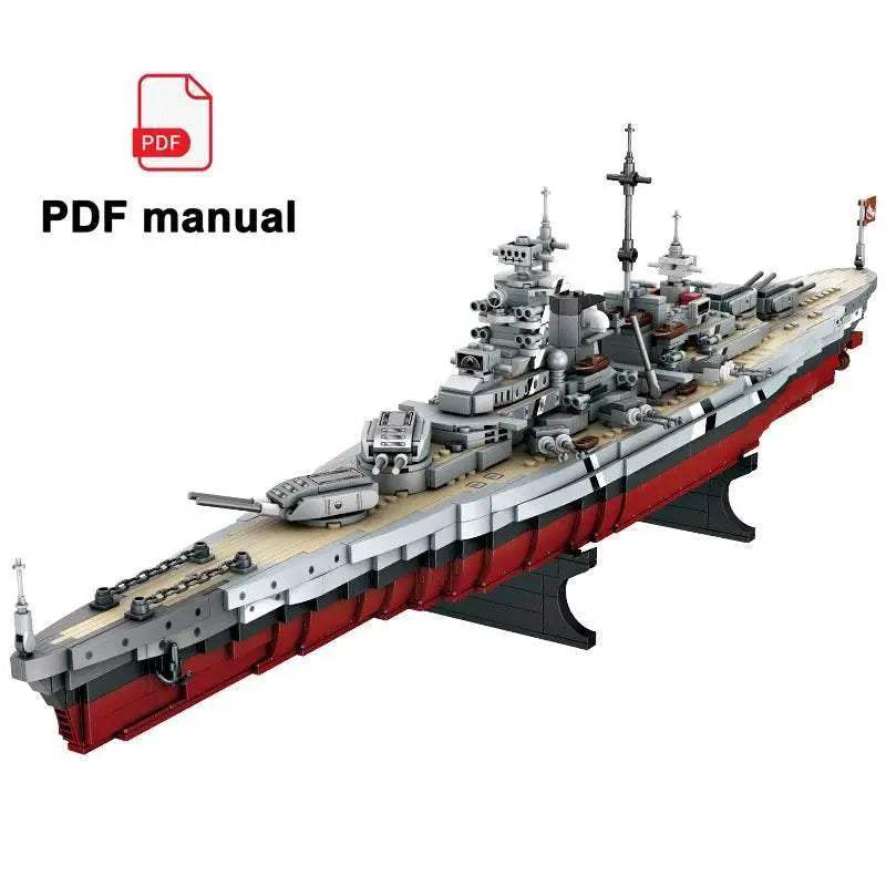  Epic 2081 Bismarck Battleship Block Set Toyland EU -  ToylandEU™