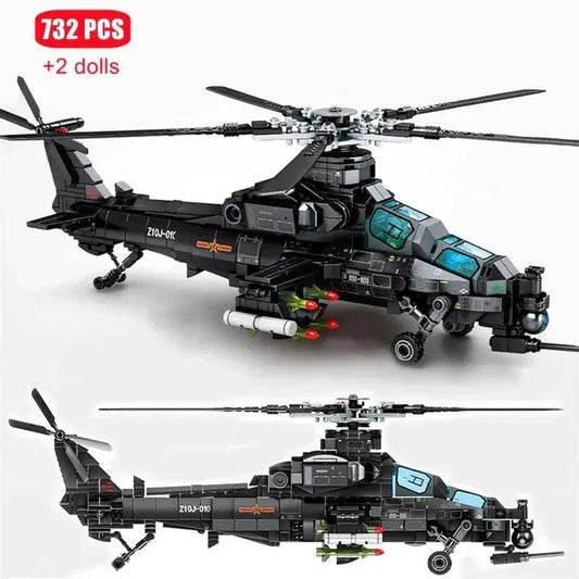  Epic Building Blocks Helicopter 732 Pieces Toyland EU -  ToylandEU™