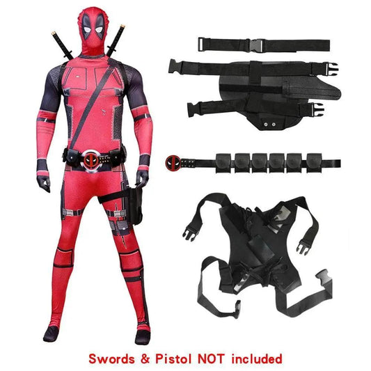  Epic Deadpool Cosplay Jumpsuit With Holster Toyland EU -  ToylandEU™