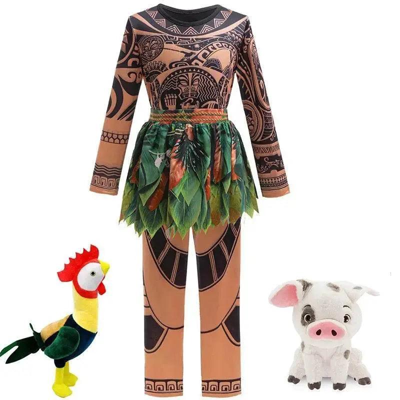  Epic Disney Maui Tattoo Print Pants Costume Toyland EU -  ToylandEU™