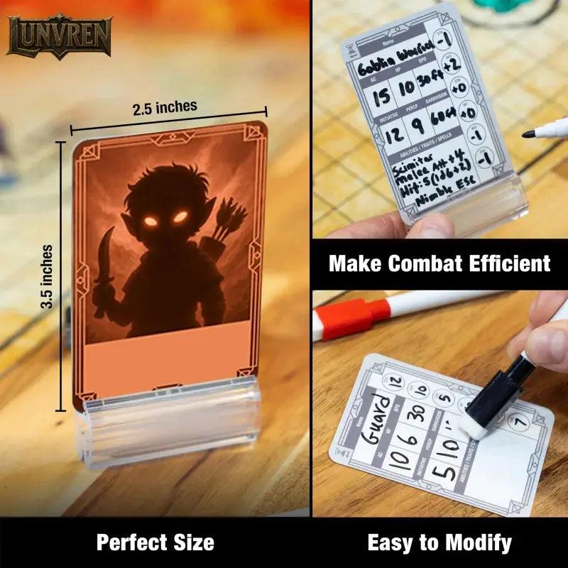  Erasable DND Initiative Tracker For DM Screen Certified -  ToylandEU™