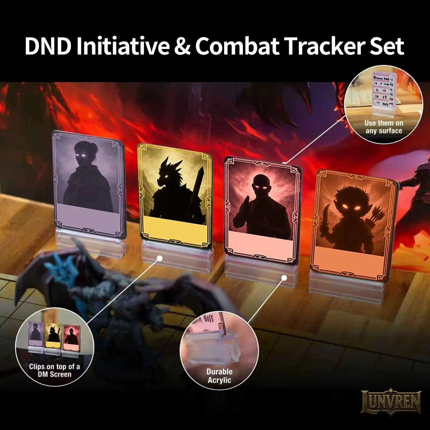  Erasable DND Initiative Tracker For DM Screen Certified -  ToylandEU™