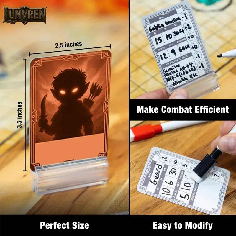  Erasable DND Initiative Tracker For DM Screen Certified -  ToylandEU™