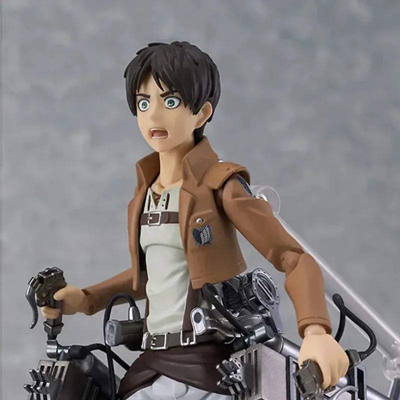Eren Jaeger Action Figure, Attack On Titan Anime Figurines Holding Sword Detachable 17 CM - ToylandEU