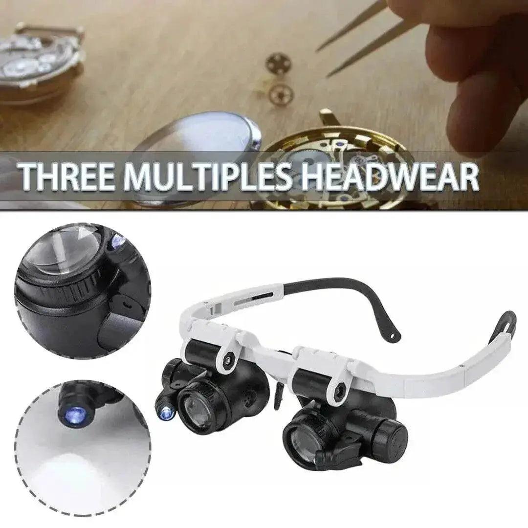  Ergonomic 2X LED Magnifying Glasses - Watch Repair Toyland EU -  ToylandEU™
