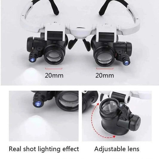  Ergonomic 2X LED Magnifying Glasses - Watch Repair Toyland EU -  ToylandEU™