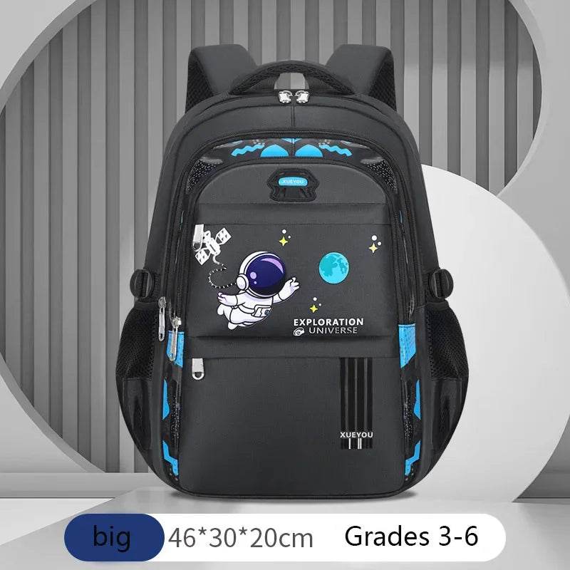 Ergonomic Backpack Waterproof Astronaut Theme For Boys Primary School Students Age 7 To 13 - ToylandEU