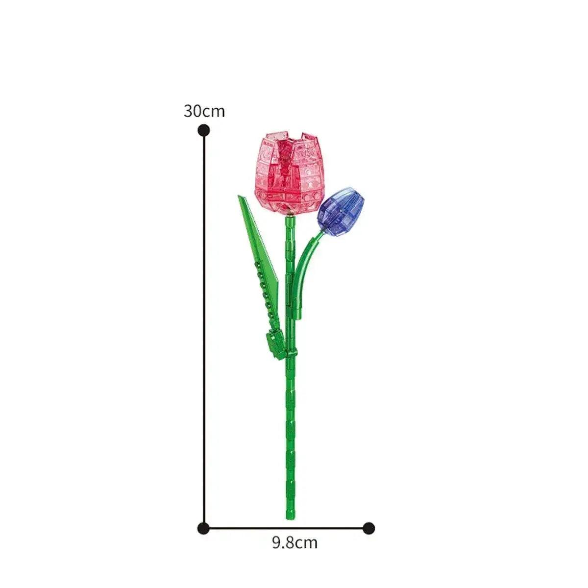  Eternal Block Flower Assembly Bouquet Desktop Decoration Toy -  ToylandEU™