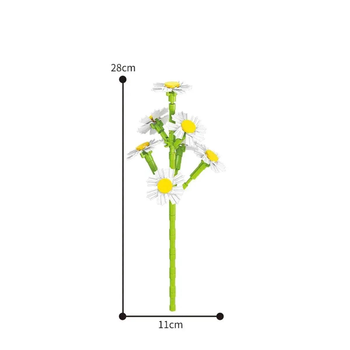  Eternal Block Flower Assembly Bouquet Desktop Decoration Toy -  ToylandEU™
