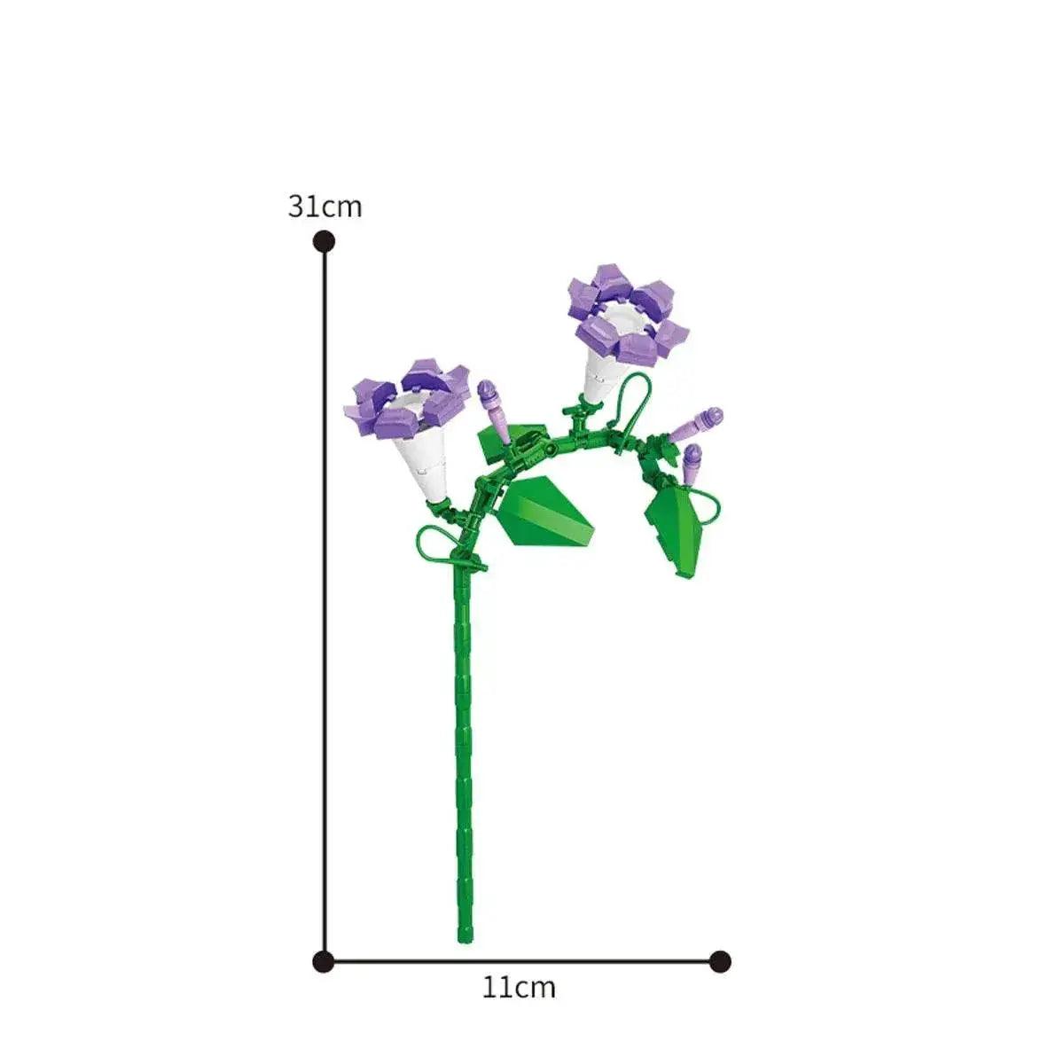  Eternal Block Flower Assembly Bouquet Desktop Decoration Toy -  ToylandEU™