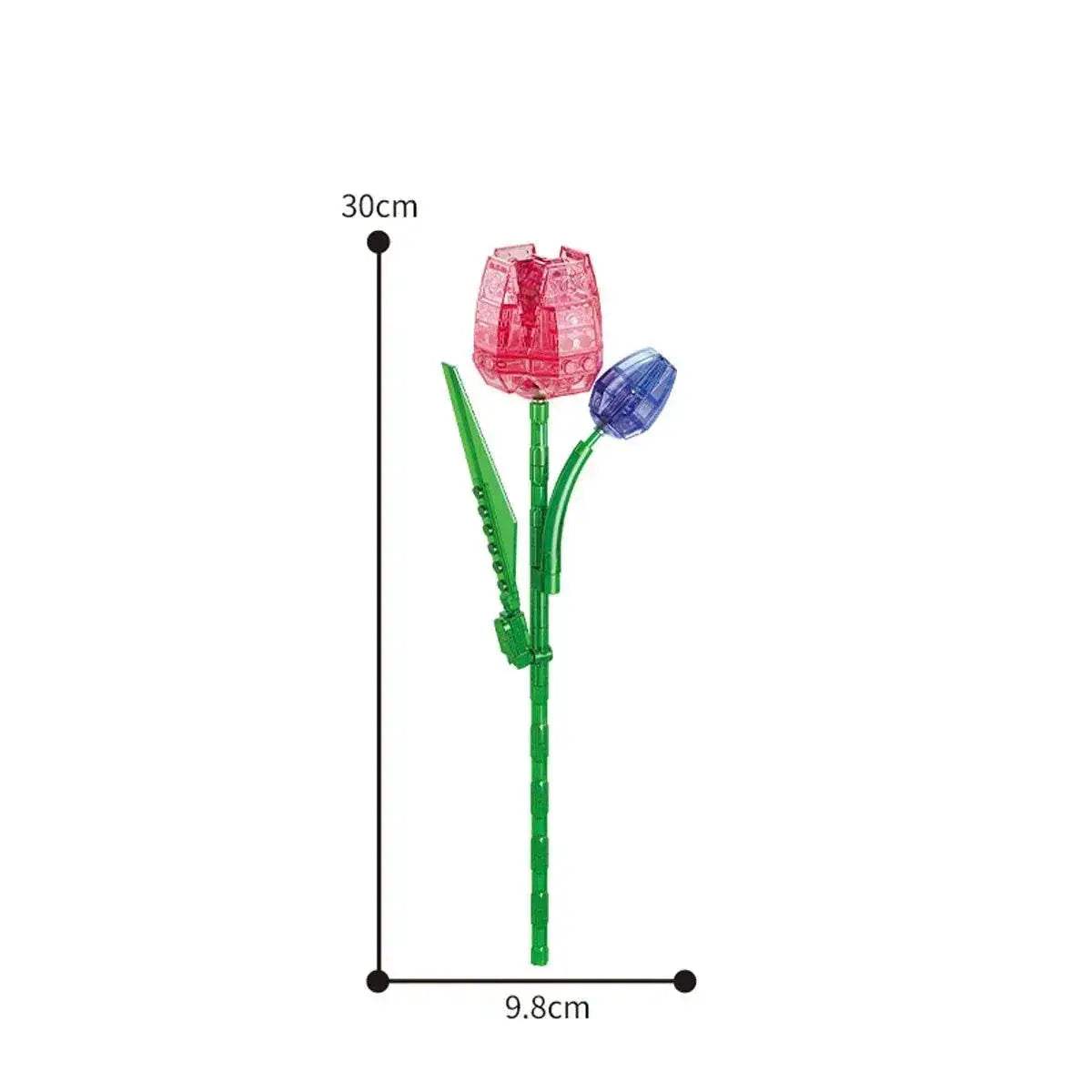 Eternal Block Flower Assembly Bouquet Desktop Decoration Toy - ToylandEU