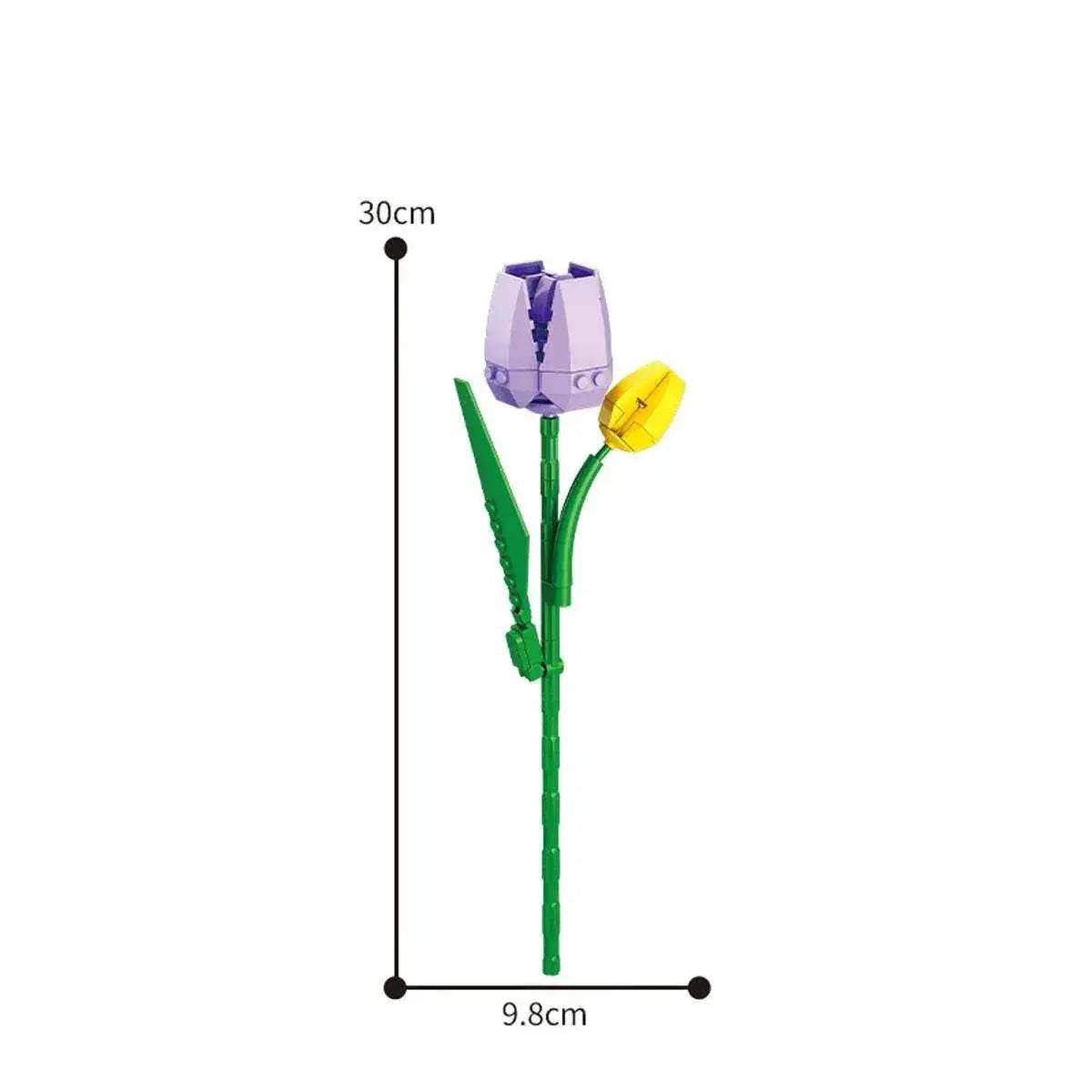 Eternal Block Flower Assembly Bouquet Desktop Decoration Toy - ToylandEU