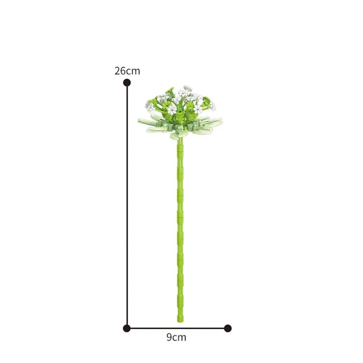 Eternal Block Flower Assembly Bouquet Desktop Decoration Toy - ToylandEU