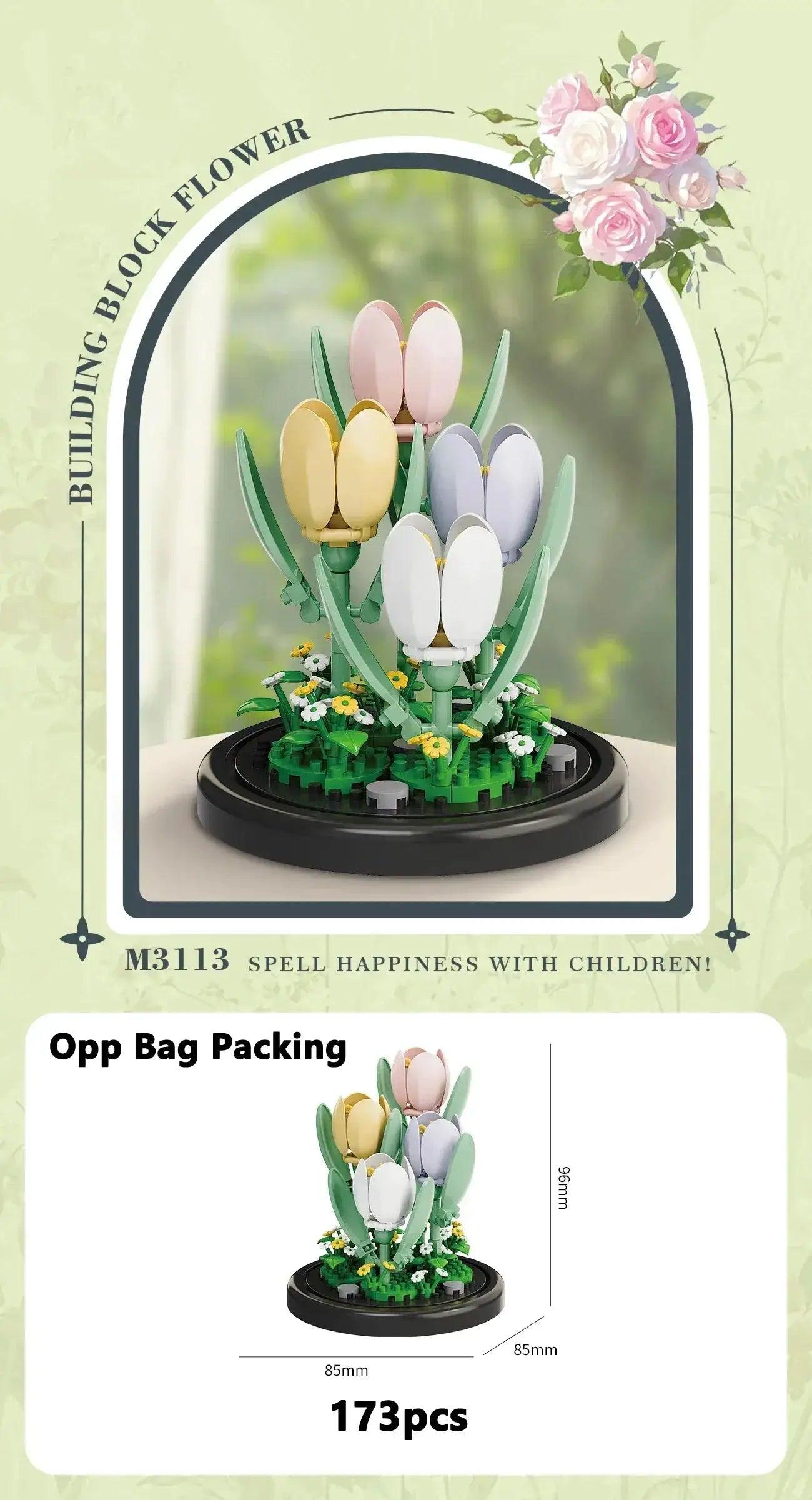  Eternal Flower Bonsai Micro Building Blocks Deluxe -  ToylandEU™