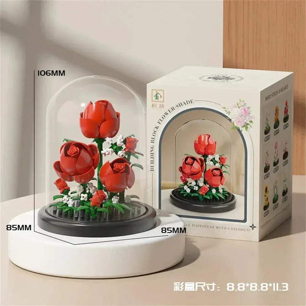 Eternal Flower Bonsai Micro Building Blocks Home Decor Gift - ToylandEU