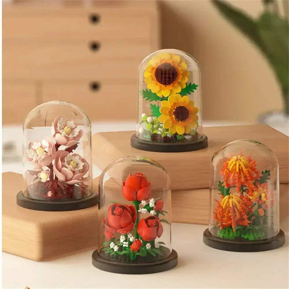 Eternal Flower Bonsai Micro Building Blocks Home Decor Gift - ToylandEU