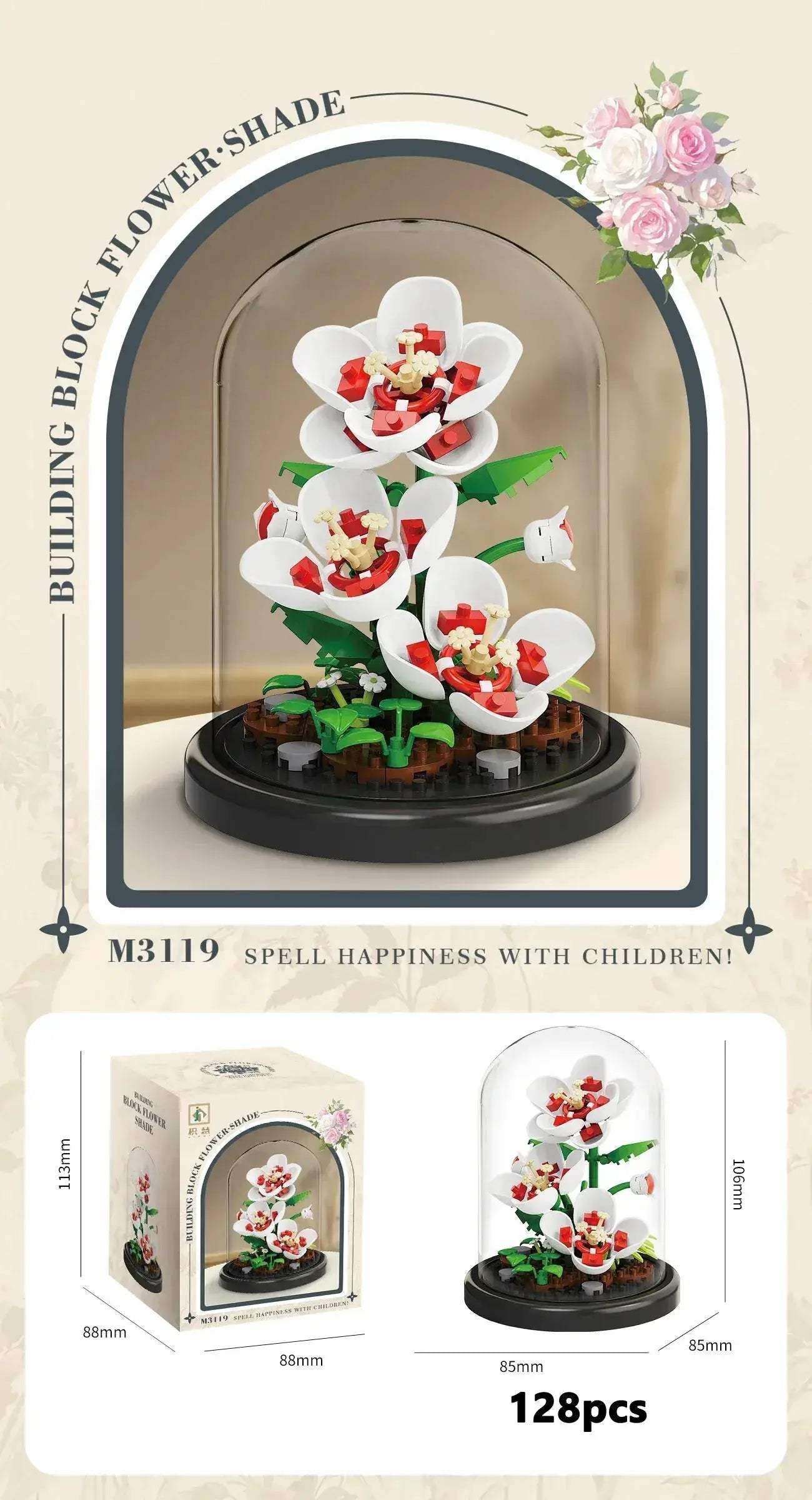 Eternal Flower Bonsai Micro Building Blocks Home Decor Gift - ToylandEU