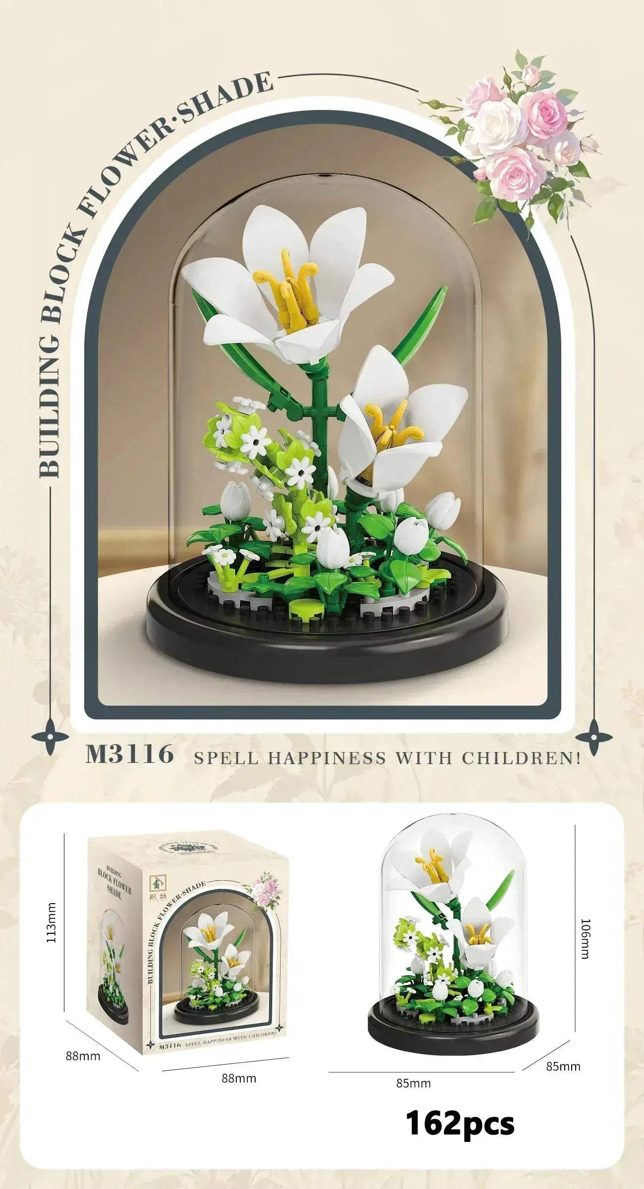 Eternal Flower Bonsai Micro Building Blocks Home Decor Gift - ToylandEU