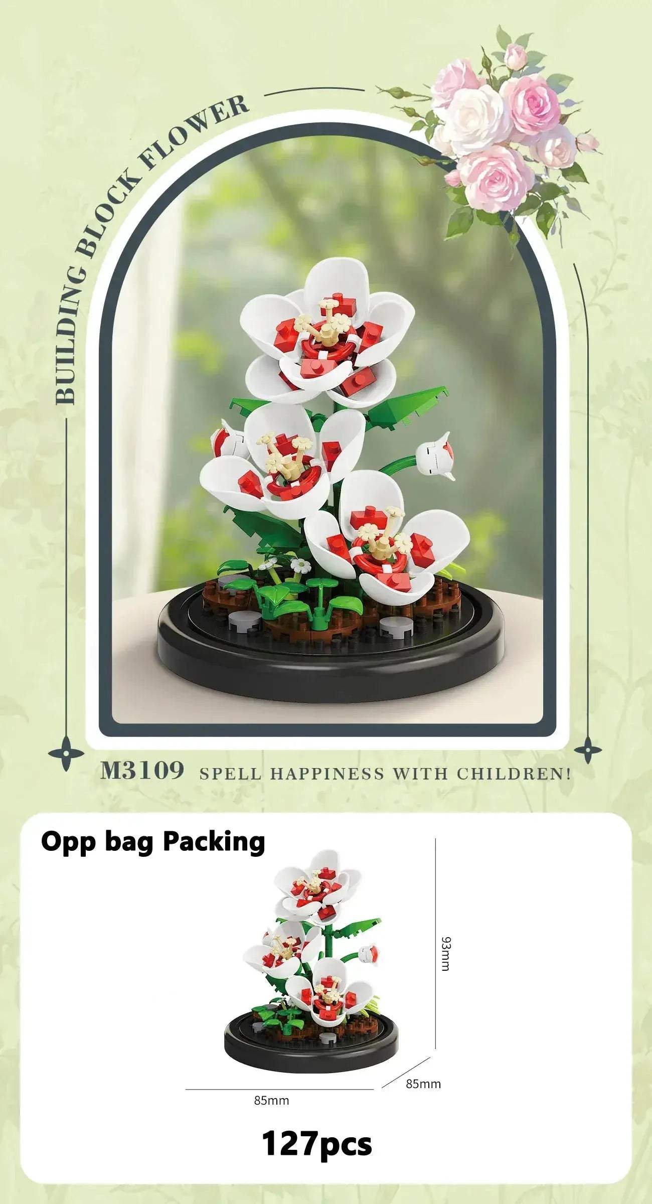 Eternal Flower Bonsai Micro Building Blocks Home Decor Gift - ToylandEU